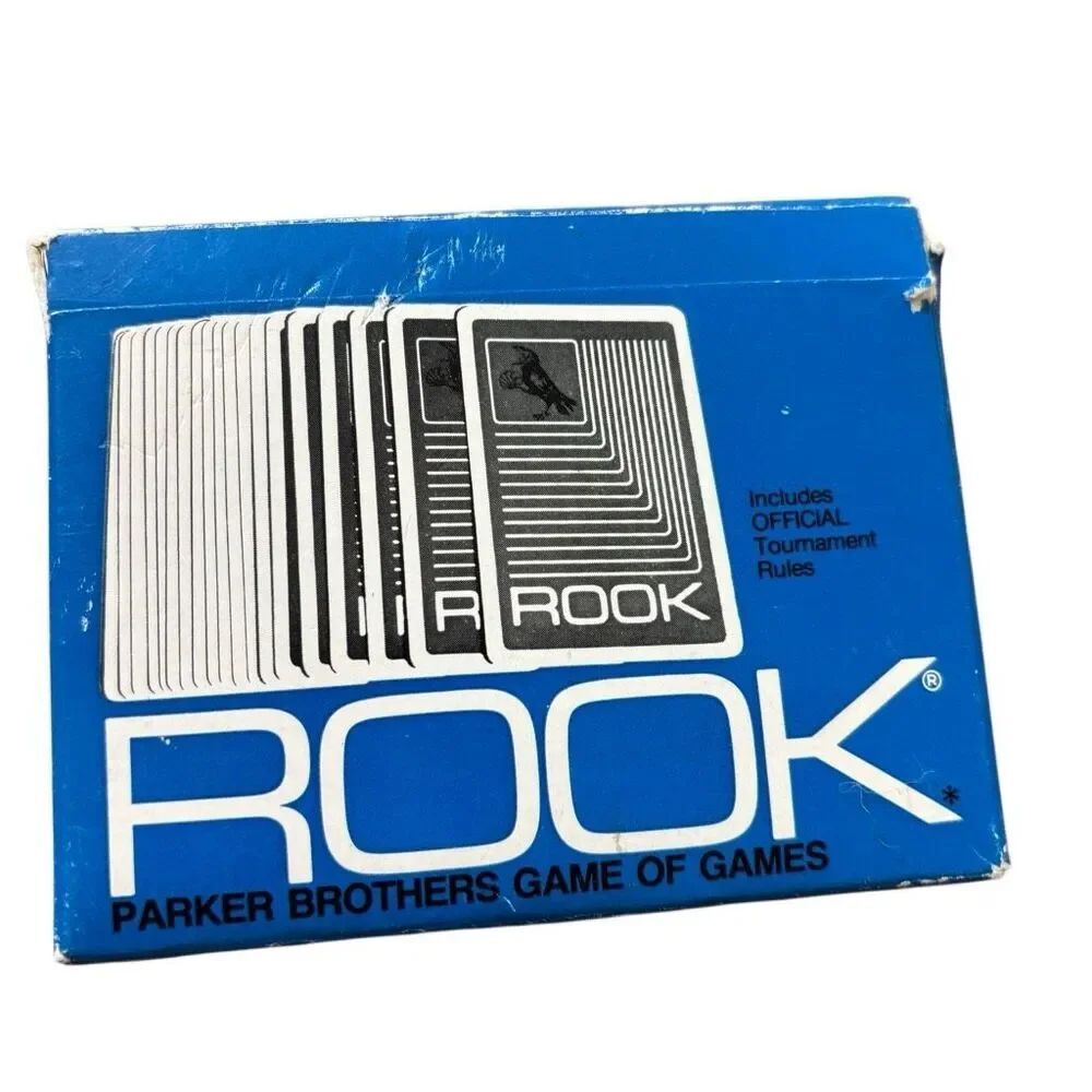 Vintage Rook Card Game Complete 57-Card Deck with Original Box & Instructions